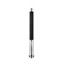 Серебряная ручка роллер StatusKit черная  R002101